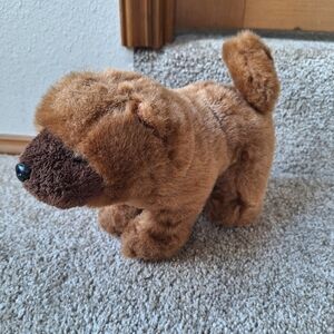 Ganz Webkinz Classic Chow Chow HM415 brown plush dog